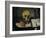 Skull and Candlestick, circa 1866-Paul Cézanne-Framed Giclee Print