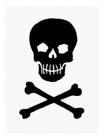 'Skull and Crossbones' Giclee Print | Art.com