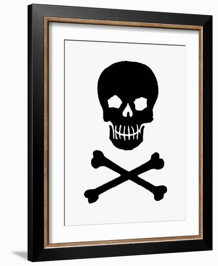 Skull and Crossbones-null-Framed Giclee Print