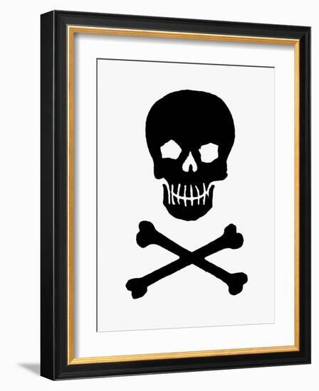 Skull and Crossbones-null-Framed Giclee Print