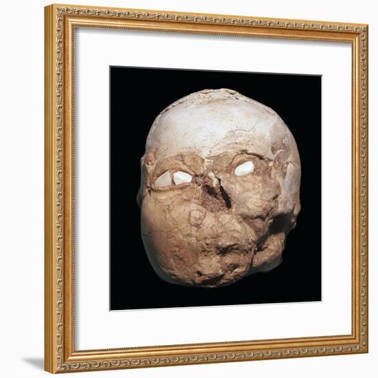 Skull from Jericho, modelled with plaster and shells-Unknown-Framed Giclee Print