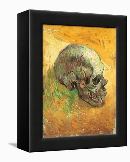 Skull in Profile, 1887-Vincent van Gogh-Framed Premier Image Canvas
