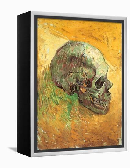 Skull in Profile, 1887-Vincent van Gogh-Framed Premier Image Canvas