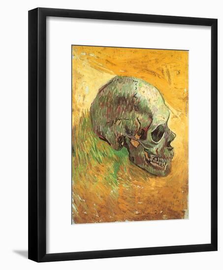 Skull in Profile, 1887-Vincent van Gogh-Framed Premium Giclee Print