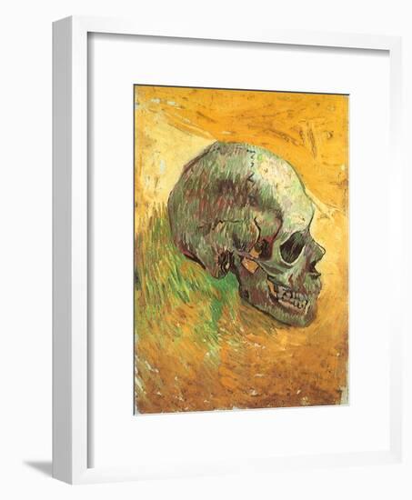 Skull in Profile, 1887-Vincent van Gogh-Framed Premium Giclee Print