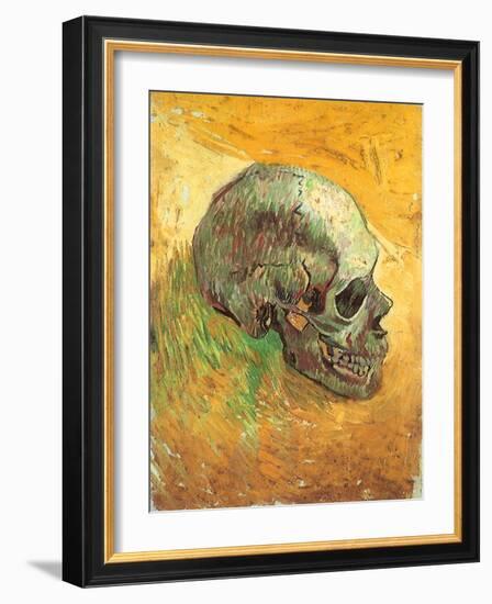 Skull in Profile, 1887-Vincent van Gogh-Framed Giclee Print