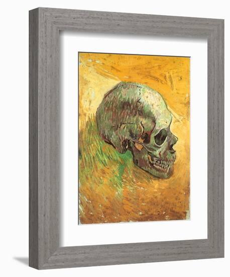 Skull in Profile, 1887-Vincent van Gogh-Framed Giclee Print