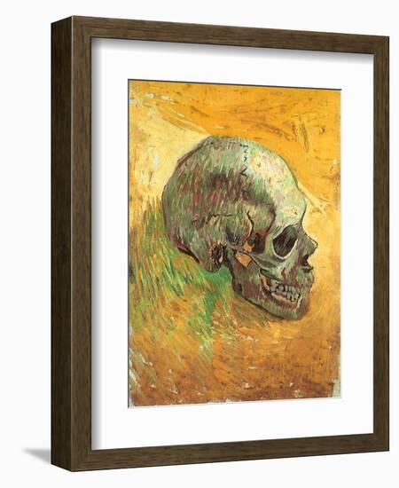 Skull in Profile, 1887-Vincent van Gogh-Framed Giclee Print