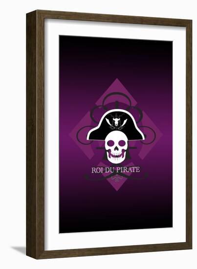 Skull in Purple-Ikuko Kowada-Framed Giclee Print