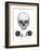 Skull N Roses-Balazs Solti-Framed Art Print