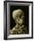 Skull of a Skeleton with Burning Cigarette, C.1886 (Oil on Canvas)-Vincent van Gogh-Framed Premium Giclee Print