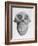 Skull of an Ape-null-Framed Art Print