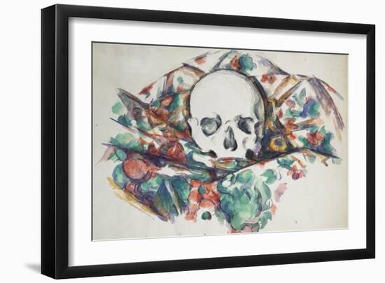 Skull on a Curtain, Circa 1902-1906-Joseph Bail-Framed Giclee Print