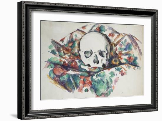 Skull on a Curtain, Circa 1902-1906-Joseph Bail-Framed Giclee Print