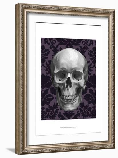 Skull on Damask-Ethan Harper-Framed Art Print