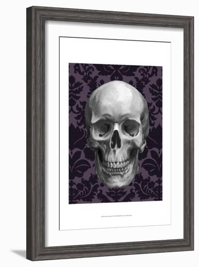 Skull on Damask-Ethan Harper-Framed Art Print