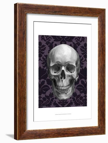 Skull on Damask-Ethan Harper-Framed Art Print