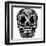 Skull Ornament-krasstin-Framed Art Print