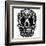 Skull Ornament-krasstin-Framed Art Print