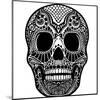 Skull Ornament-krasstin-Mounted Art Print