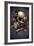 Skull, Roses, And Dagger-FlyLand Designs-Framed Giclee Print