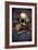 Skull, Roses, And Dagger-FlyLand Designs-Framed Giclee Print