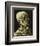 Skull with Burning Cigarette-Vincent van Gogh-Framed Art Print