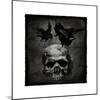Skull with Crows-Martin Wagner-Mounted Giclee Print