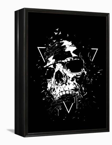 Skull X (BW)-Balazs Solti-Framed Stretched Canvas