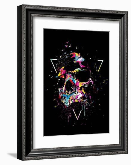 Skull X (color)-Balazs Solti-Framed Art Print