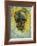 Skull-Vincent van Gogh-Framed Art Print