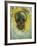 Skull-Vincent van Gogh-Framed Art Print