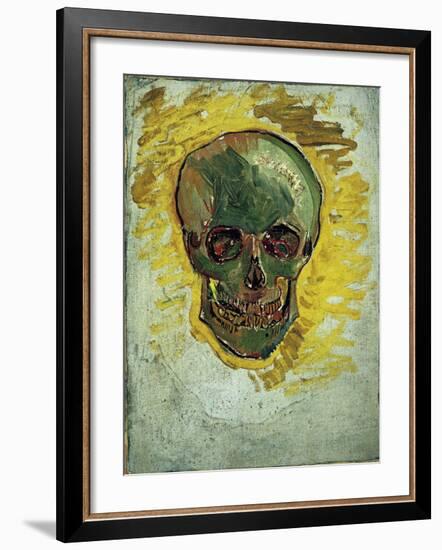 Skull-Vincent van Gogh-Framed Art Print