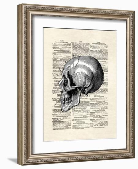 Skull-Matt Dinniman-Framed Art Print