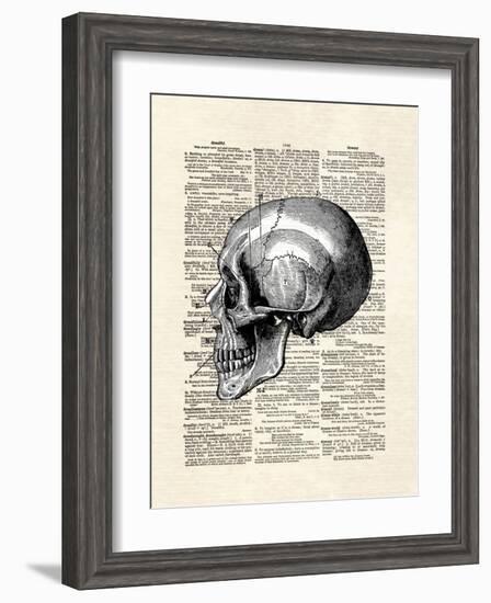 Skull-Matt Dinniman-Framed Art Print