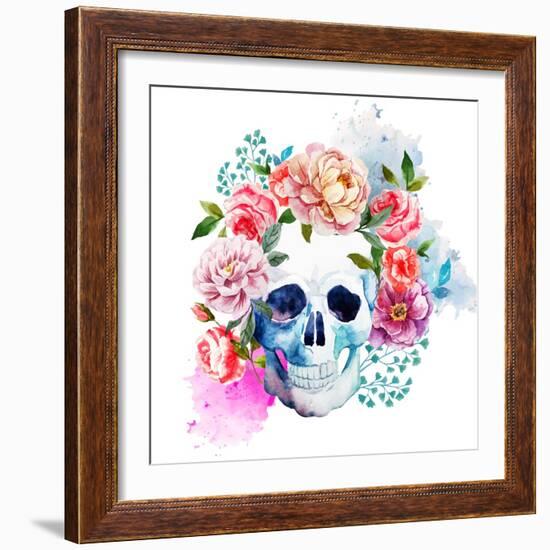 Skull-Zenina-Framed Premium Giclee Print