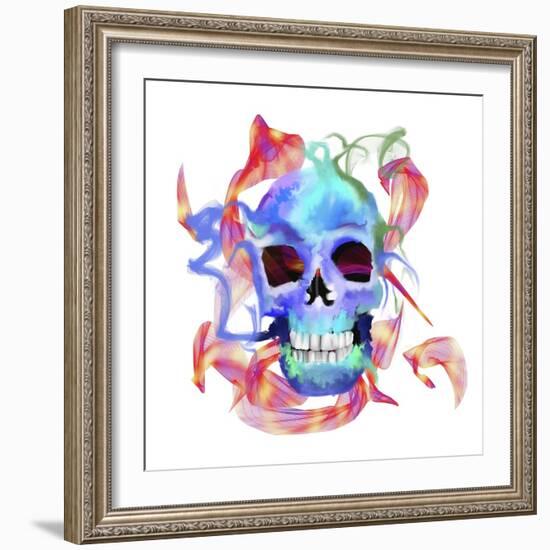 Skull-Stephanie Analah-Framed Giclee Print