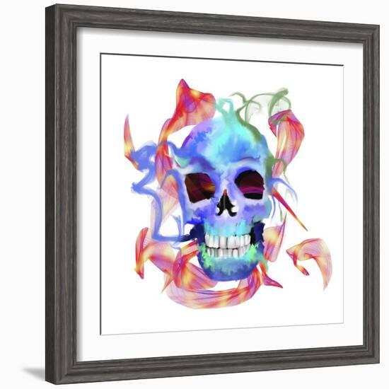 Skull-Stephanie Analah-Framed Giclee Print