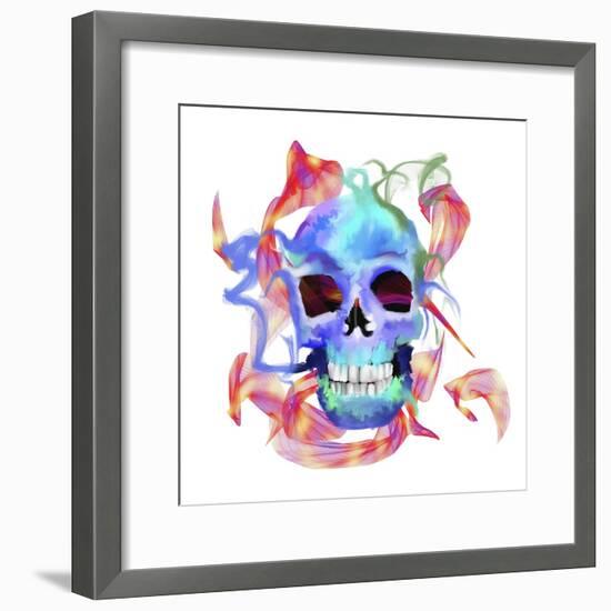 Skull-Stephanie Analah-Framed Giclee Print