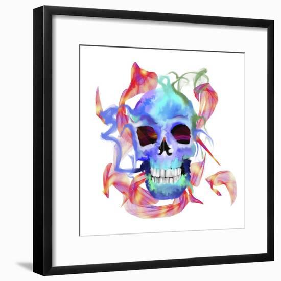 Skull-Stephanie Analah-Framed Giclee Print