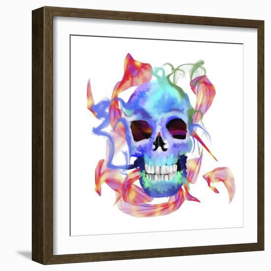 Skull-Stephanie Analah-Framed Giclee Print