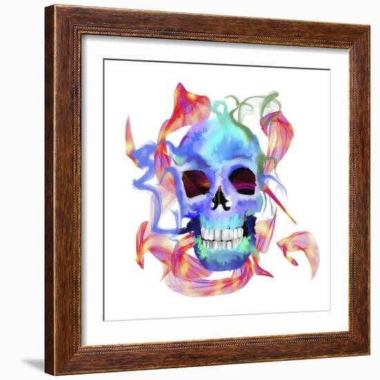 Skull-Stephanie Analah-Framed Giclee Print