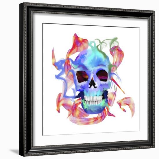 Skull-Stephanie Analah-Framed Giclee Print