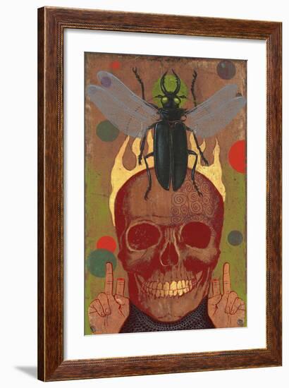 Skull-Anthony Freda-Framed Giclee Print