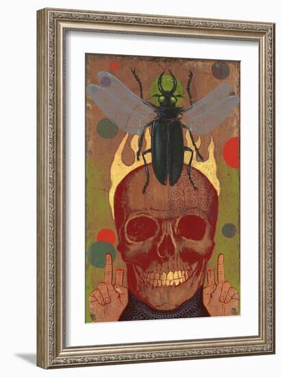 Skull-Anthony Freda-Framed Giclee Print