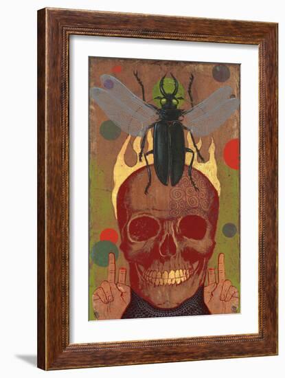 Skull-Anthony Freda-Framed Giclee Print