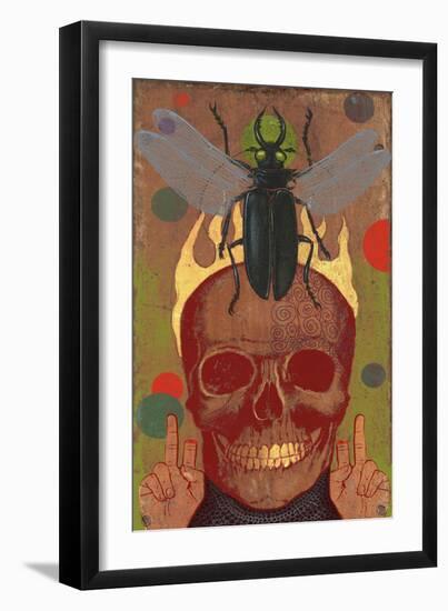 Skull-Anthony Freda-Framed Giclee Print