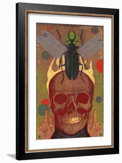 Skull-Anthony Freda-Framed Giclee Print