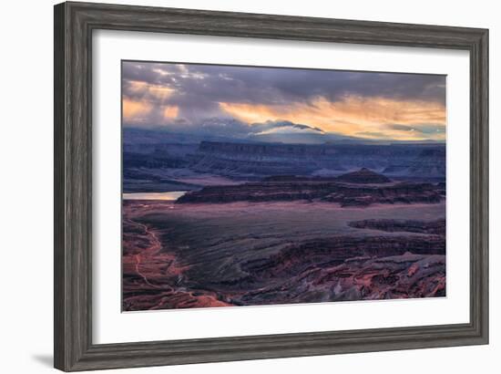 Sky Alchemy, Stormy Dead Horse Point, Moab Utah, Southwest US-Vincent James-Framed Photographic Print