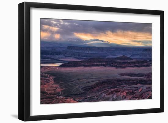 Sky Alchemy, Stormy Dead Horse Point, Moab Utah, Southwest US-Vincent James-Framed Photographic Print